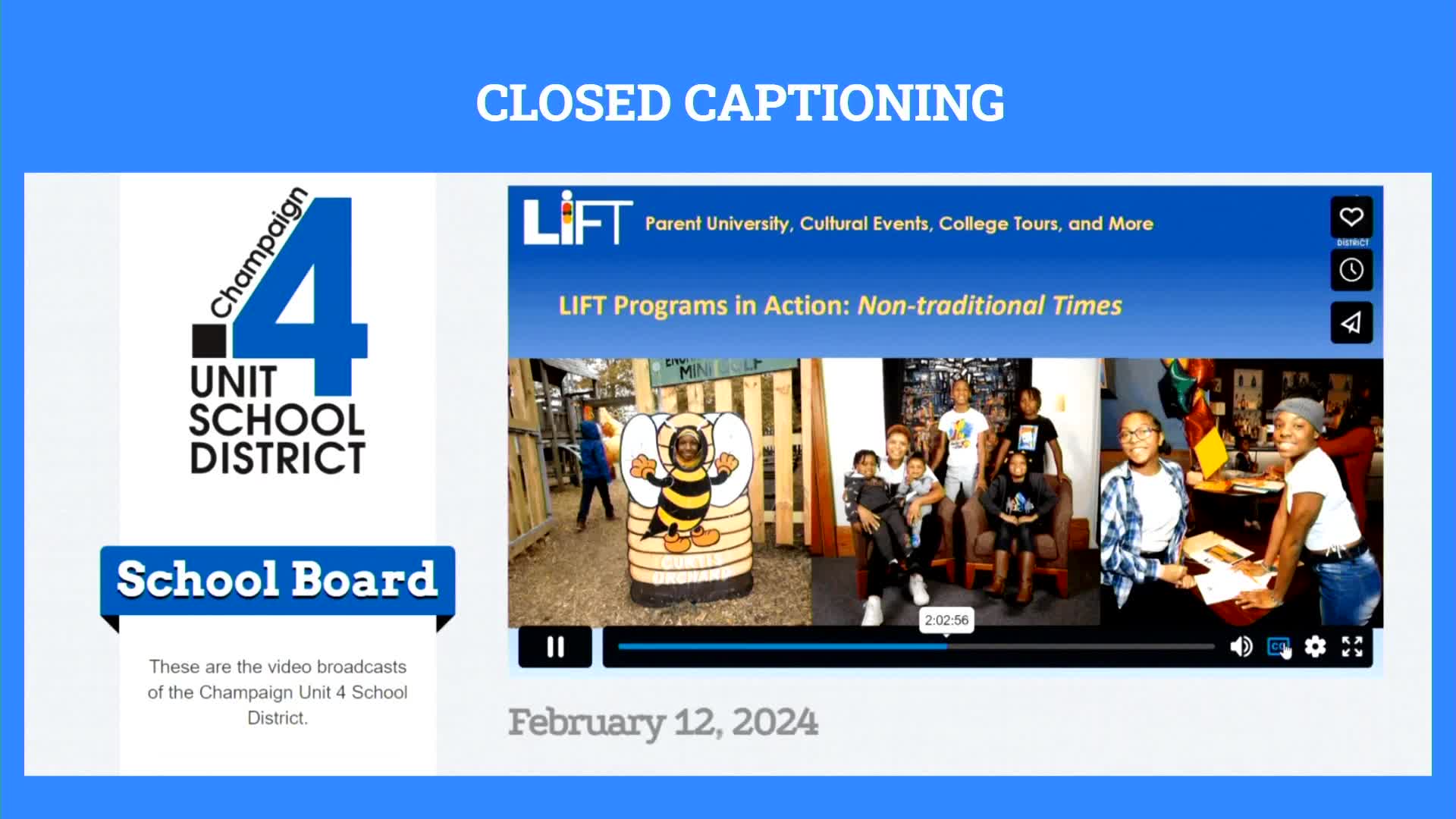 Thumbnail image for Unit 4 Board of Education - 3/4/24