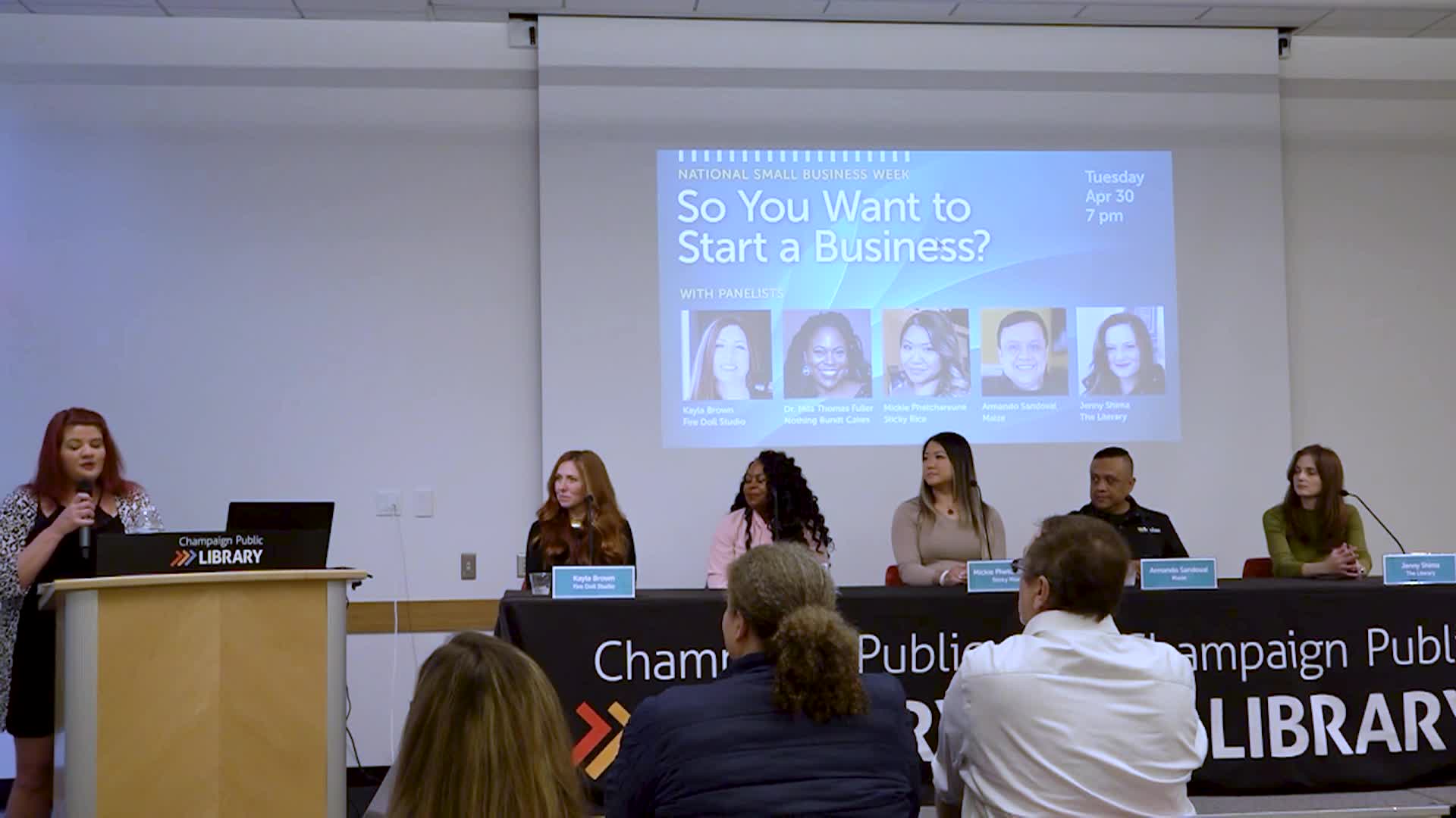 Thumbnail image for Champaign Public Library - Business Series - So You Want to Start a Business: Celebrating National Small Business Week