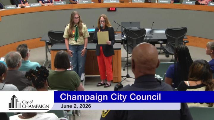 Eagle Scout and Mayor reading Proclamation