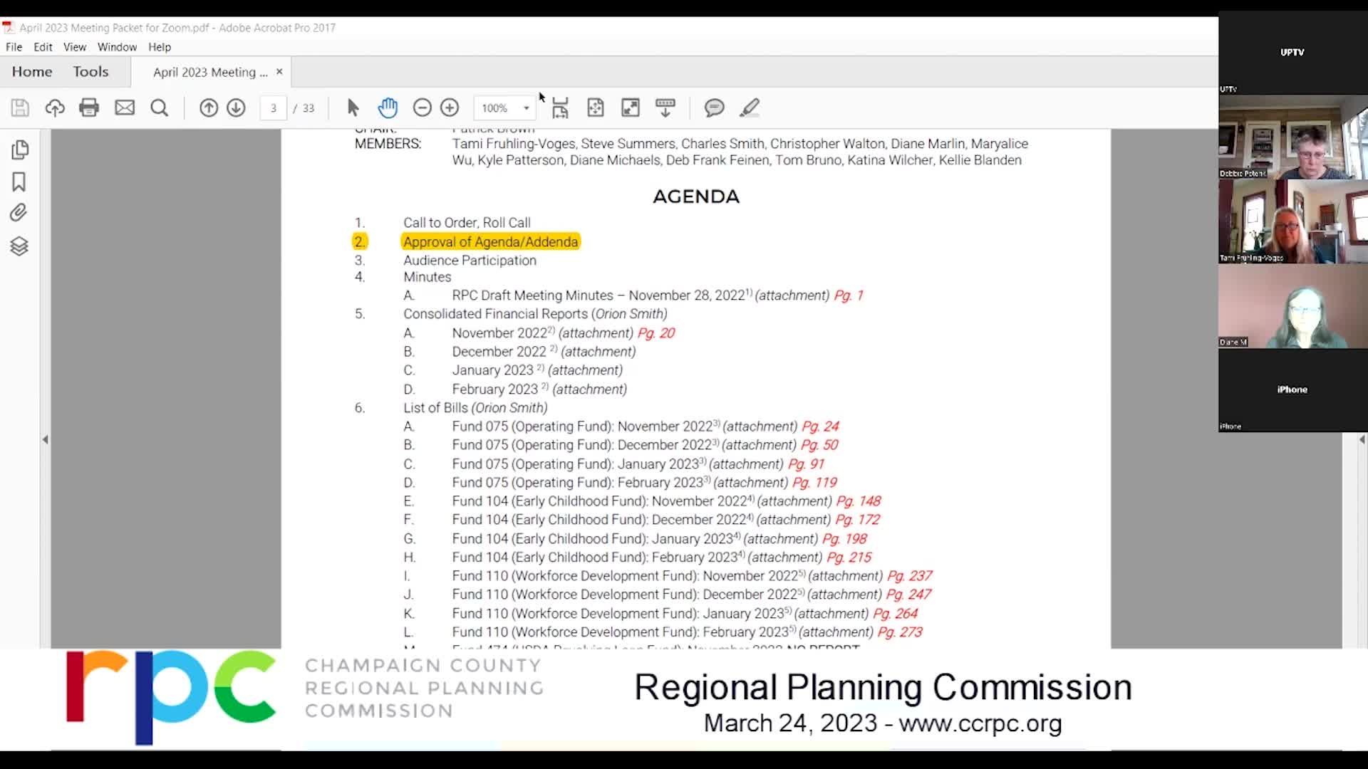 Thumbnail image for Regional Planning Commission - 3/24/23